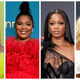 Beyoncé, left; Lizzo, Ari Lennox, and Mary J. Blige.